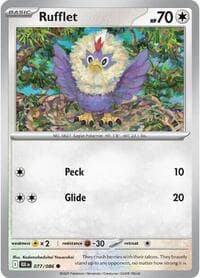 Rufflet - SV: Black Bolt - Pokemon card