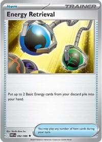 Energy Retrieval - SV: White Flare - Pokemon card