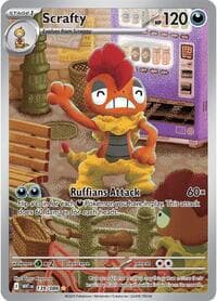 Scrafty - SV: White Flare - Pokemon card