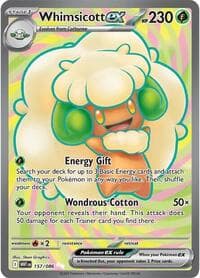 Whimsicott ex - SV: White Flare - Pokemon card