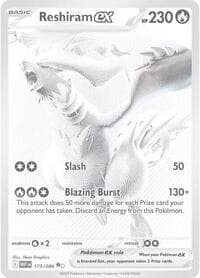 Reshiram ex - SV: White Flare - Pokemon card