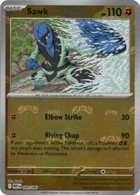 Sawk (Master Ball Pattern) - SV: White Flare - Pokemon card