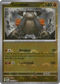 Terrakion (Poke Ball Pattern) - SV: White Flare - Pokemon card