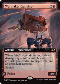 Warmaker Gunship (Extended Art) - Edge of Eternities - Magic: The Gathering card
