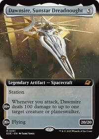 Dawnsire, Sunstar Dreadnought (Extended Art) - Edge of Eternities - Magic: The Gathering card