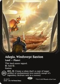 Adagia, Windswept Bastion (Borderless) - Edge of Eternities - Magic: The Gathering card
