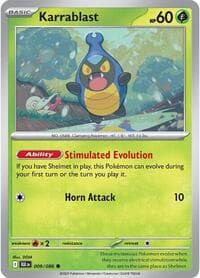 Karrablast - SV: Black Bolt - Pokemon card