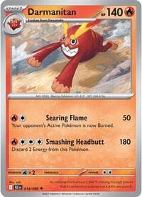 Darmanitan - SV: Black Bolt - Pokemon card