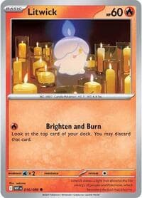 Litwick - SV: White Flare - Pokemon card