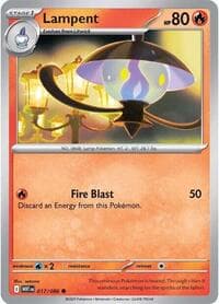 Lampent - SV: White Flare - Pokemon card