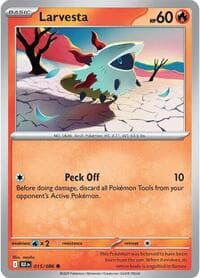 Larvesta - SV: Black Bolt - Pokemon card