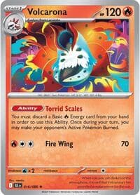 Volcarona - SV: Black Bolt - Pokemon card