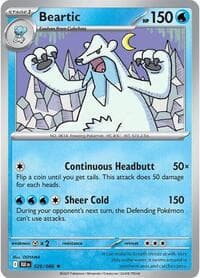 Beartic - SV: Black Bolt - Pokemon card