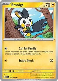 Emolga - SV: Black Bolt - Pokemon card