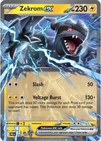 Zekrom ex - SV: Black Bolt - Pokemon card