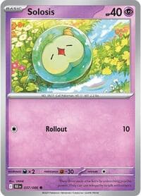 Solosis - SV: Black Bolt - Pokemon card