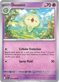 Duosion - SV: Black Bolt - Pokemon card