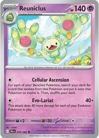 Reuniclus - SV: Black Bolt - Pokemon card