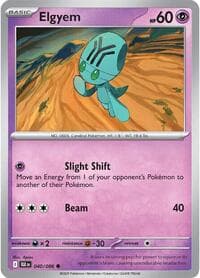 Elgyem - SV: Black Bolt - Pokemon card