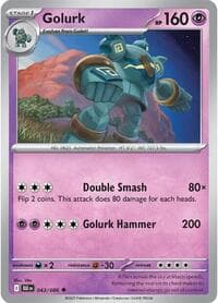 Golurk - SV: Black Bolt - Pokemon card