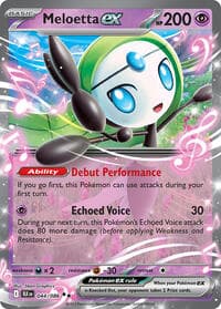 Meloetta ex - SV: Black Bolt - Pokemon card