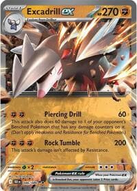 Excadrill ex - SV: Black Bolt - Pokemon card