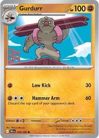 Gurdurr - SV: Black Bolt - Pokemon card