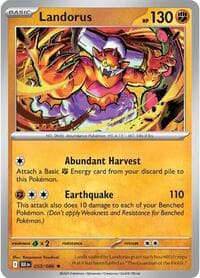 Landorus - SV: Black Bolt - Pokemon card