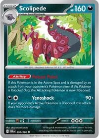 Scolipede - SV: Black Bolt - Pokemon card