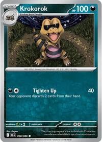 Krokorok - SV: Black Bolt - Pokemon card