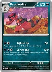 Krookodile - SV: Black Bolt - Pokemon card