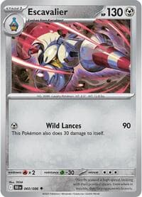 Escavalier - SV: Black Bolt - Pokemon card