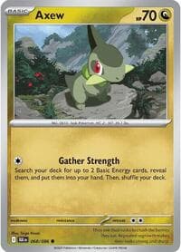 Axew - SV: Black Bolt - Pokemon card
