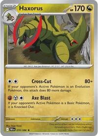Haxorus - SV: Black Bolt - Pokemon card