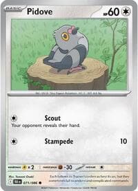 Pidove - SV: Black Bolt - Pokemon card