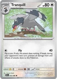 Tranquill - SV: Black Bolt - Pokemon card