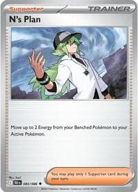 N's Plan - SV: Black Bolt - Pokemon card