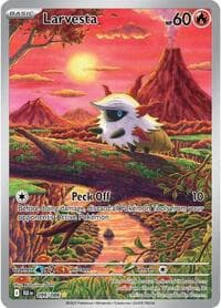 Larvesta - SV: Black Bolt - Pokemon card