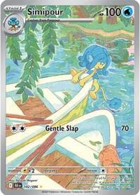 Simipour - SV: Black Bolt - Pokemon card