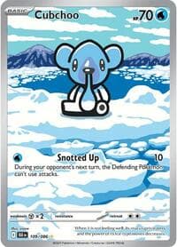 Cubchoo - SV: Black Bolt - Pokemon card