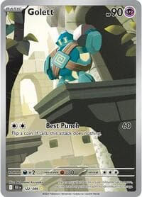 Golett - SV: Black Bolt - Pokemon card