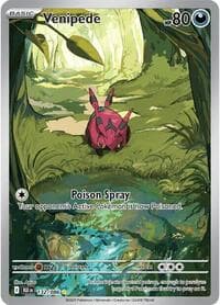 Venipede - SV: Black Bolt - Pokemon card