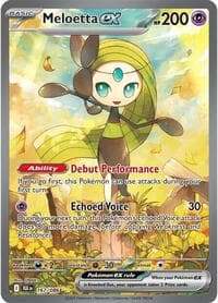 Meloetta ex - SV: Black Bolt - Pokemon card