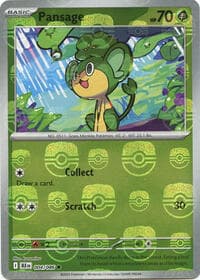 Pansage (Master Ball Pattern) - SV: Black Bolt - Pokemon card