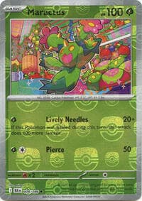Maractus (Master Ball Pattern) - SV: Black Bolt - Pokemon card
