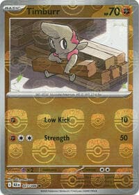 Timburr (Master Ball Pattern) - SV: Black Bolt - Pokemon card