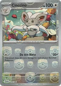 Cinccino (Master Ball Pattern) - SV: Black Bolt - Pokemon card