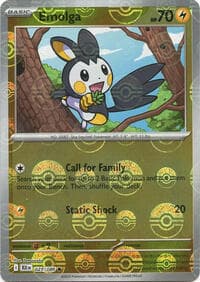 Emolga (Poke Ball Pattern) - SV: Black Bolt - Pokemon card