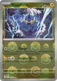 Thundurus (Poke Ball Pattern) - SV: Black Bolt - Pokemon card