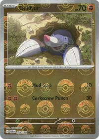 Drilbur (Poke Ball Pattern) - SV: Black Bolt - Pokemon card